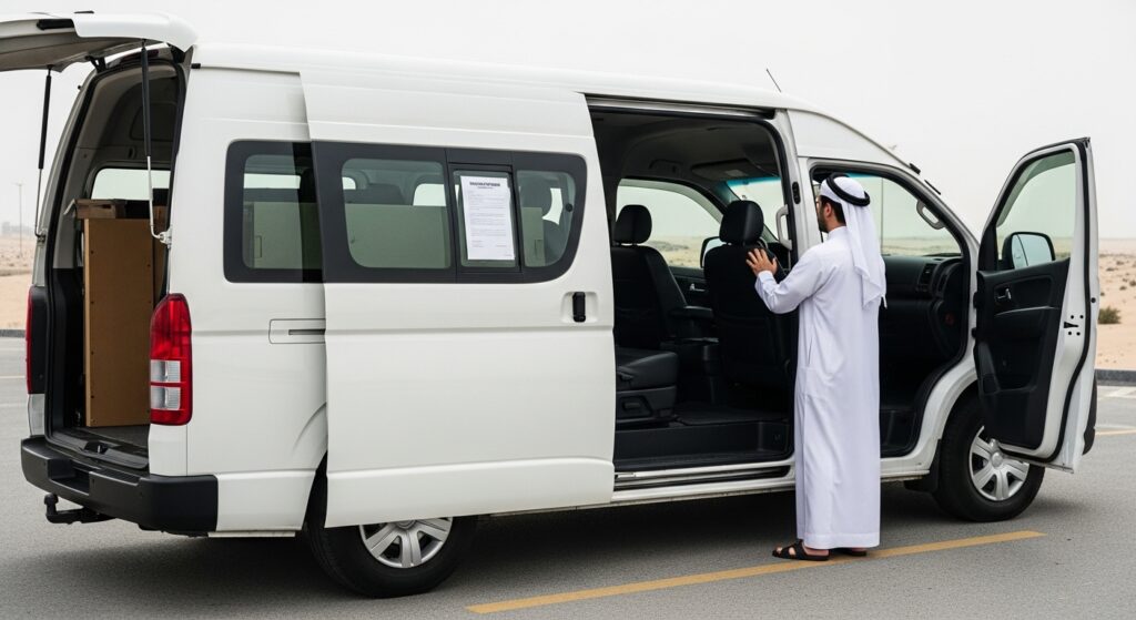 Van Monthly Rental Abu Dhabi