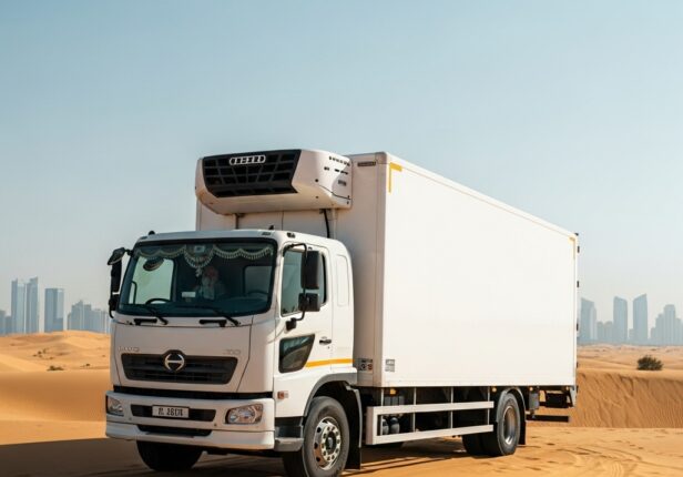 refrigerated truck in dubai