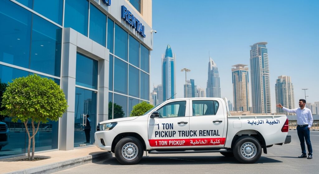1 Ton Pickup Truck Rental in UAE
