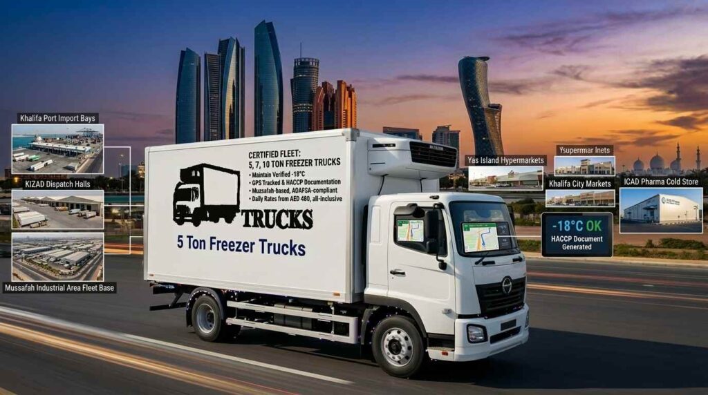 refrigerated truck rental Ajman